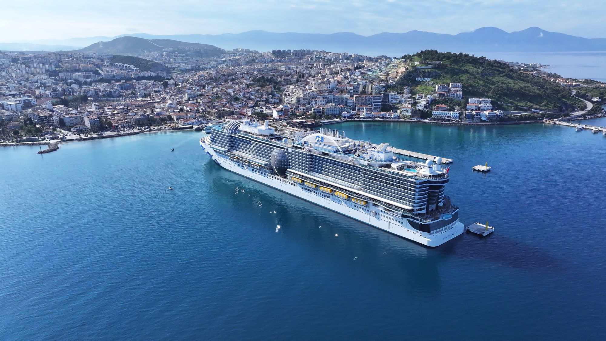 Sun Princess was launched in 2024 and has plenty of spaces to see the solar eclipse