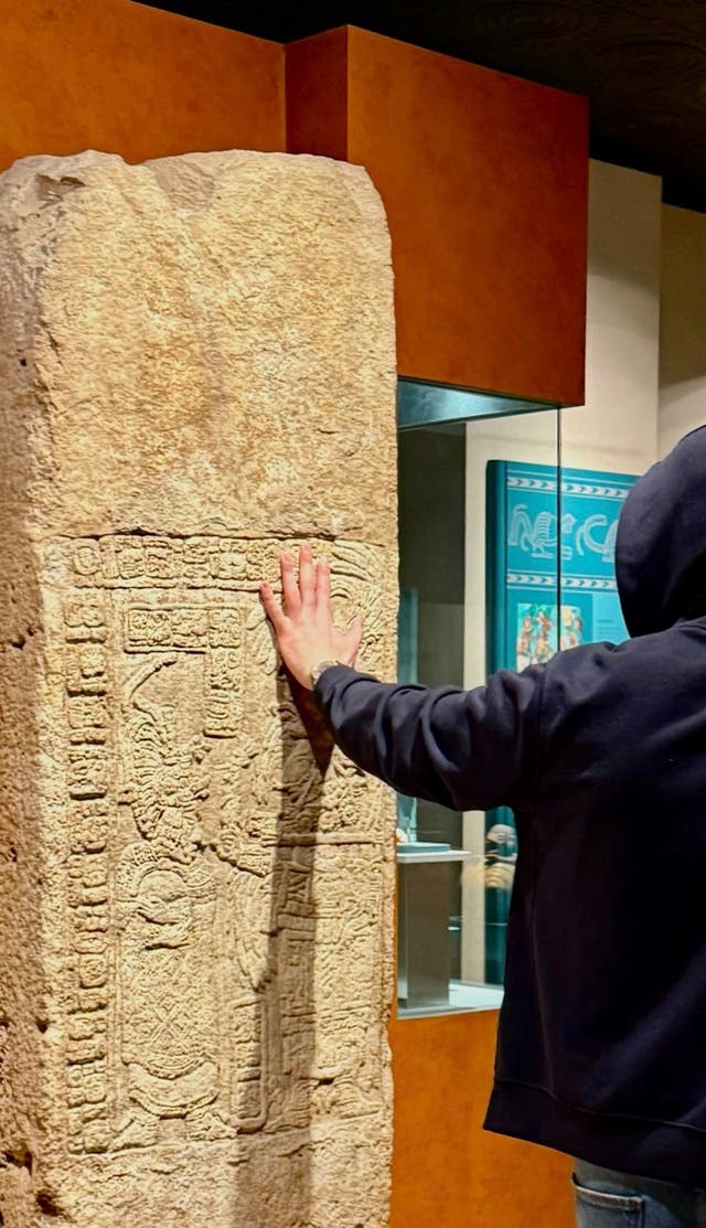 <p>Bad Bunny shared a picture on Instagram of himself touching a stela and later deleted it</p>