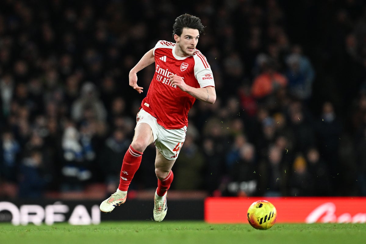 Arsenal v Aston Villa live: Declan Rice the latest Gunners injury fear before clash of Premier League title contenders