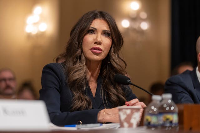 <p>Homeland Security Secretary Kristi Noem made an ‘emergency’ request to raze more than a dozen buildings on landmark property in Washington, DC to make room for her agency, citing threats from ‘malicious insiders’</p>