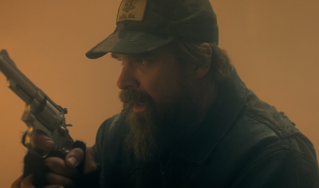 <p>David Harbour in the 'Stranger Things' series finale</p>