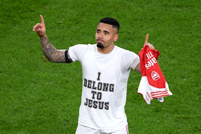 <p>Jesus was among the scorers for Arsenal</p>