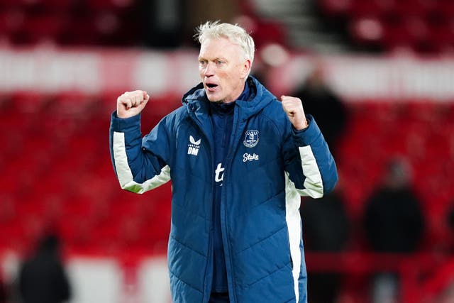 David Moyes saw his side end 2025 with a fine away win (David Davies/PA)