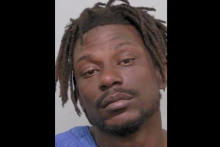 Kobe Watkins has been accused of robbing a meat market wearing nothing but a face mask