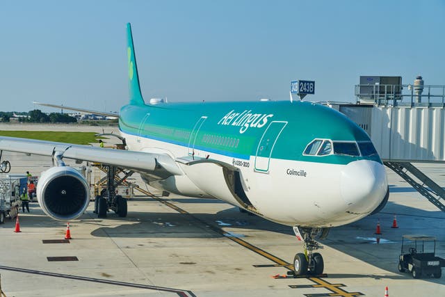 <p>The Aer Lingus plane made an emergency landing in Manchester. This image was taken in Orlando</p>