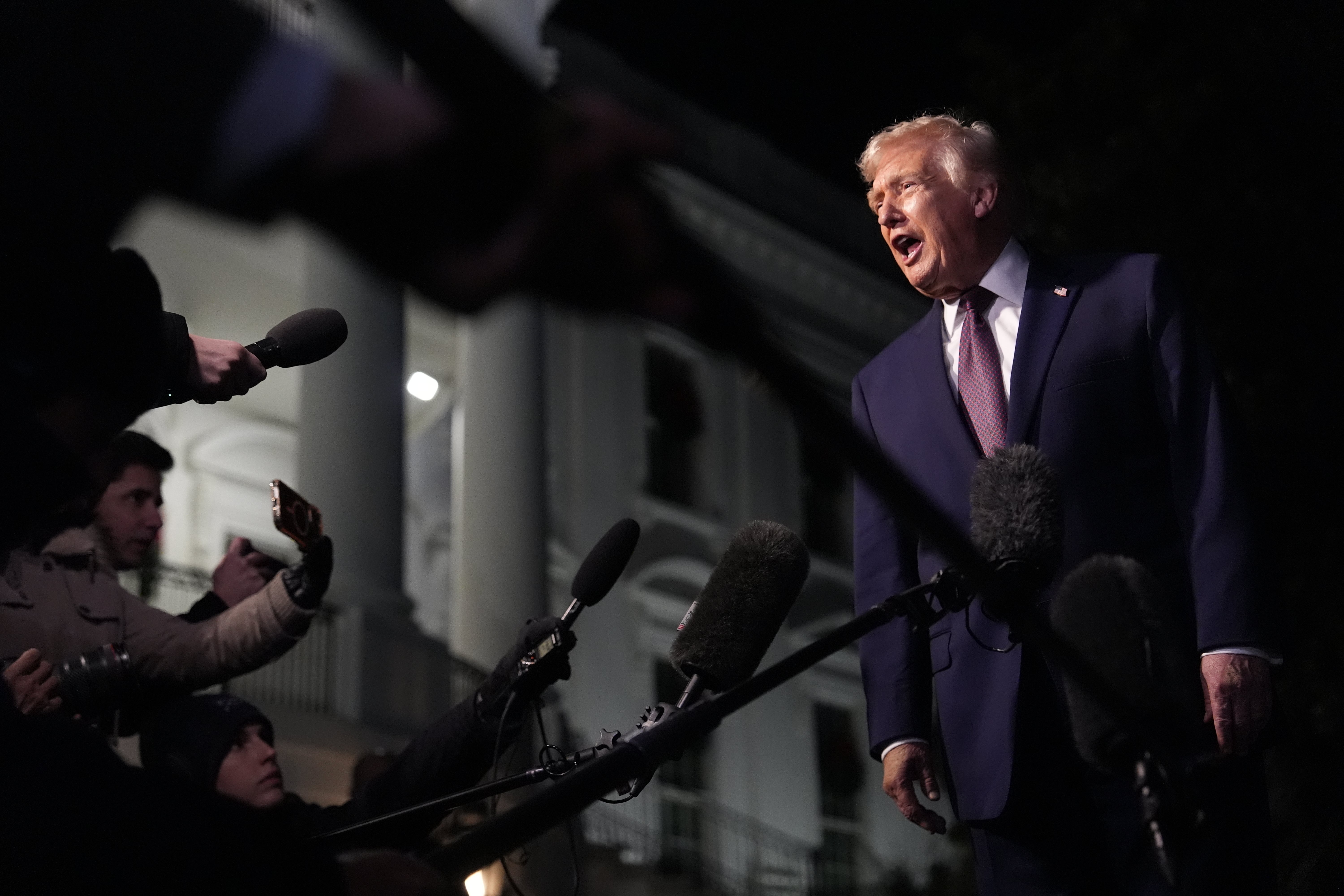 <p>In a message posted on New Year’s Eve, Donald Trump defended former election clerk Tina Peters and told those who had convicted her to ‘rot in hell’</p>