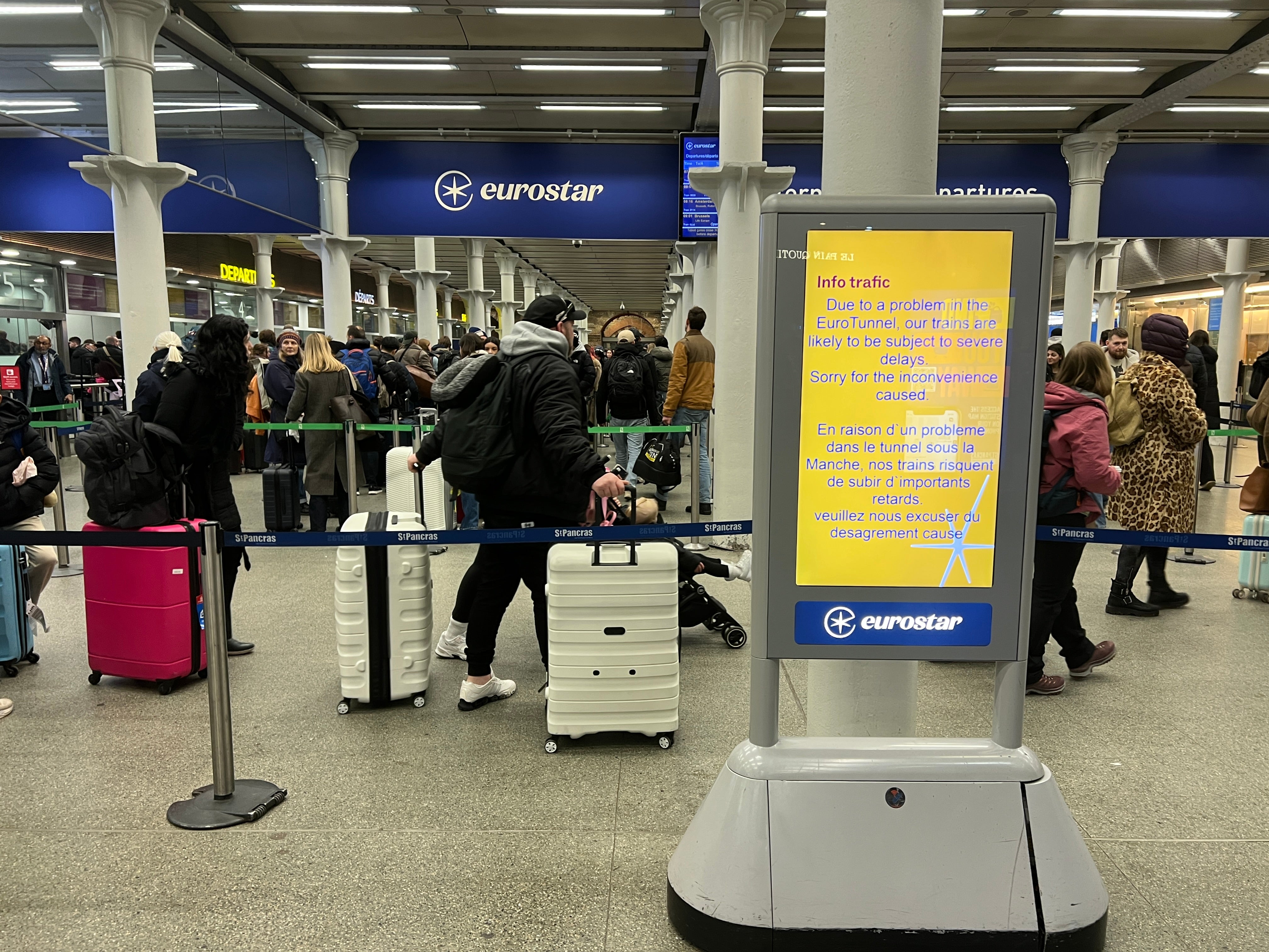 <p>Going places? London St Pancras International on 31 December 2025</p>