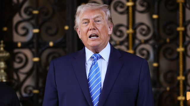 <p>President Donald Trump Hosts Visiting Ukrainian President Zelensky At Mar-a-Lago</p>