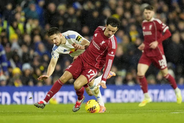 Curtis Jones has been key to Liverpool’s return to form (Danny Lawson/PA)