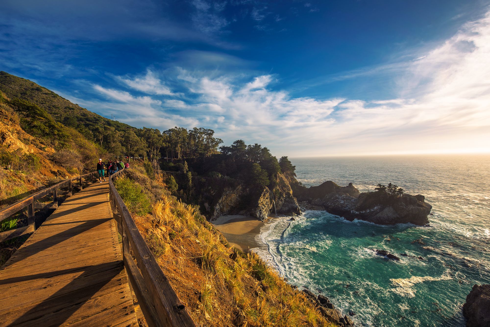 The trail to the spectacular McWay Falls can be enjoyed by walkers of all abilities