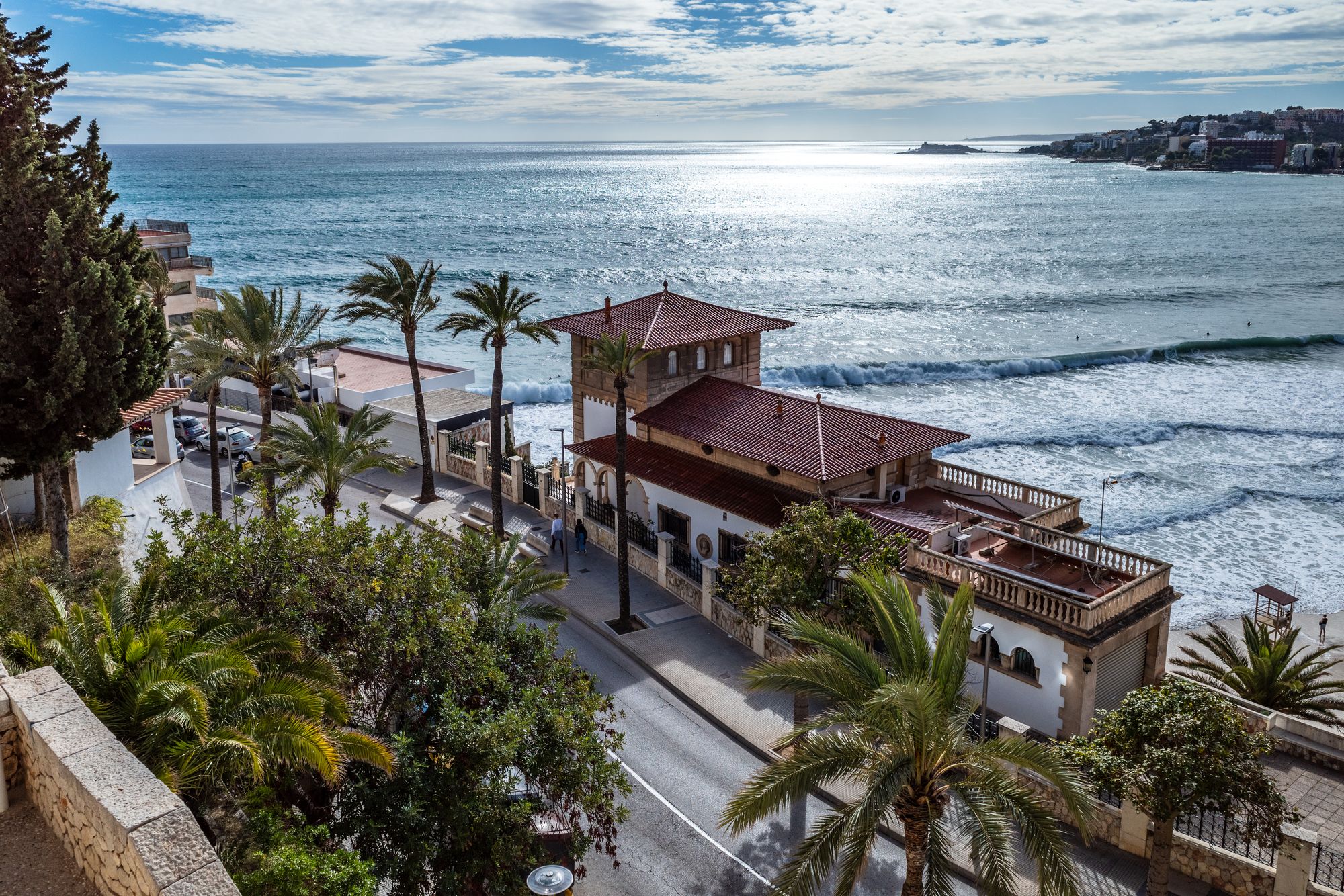 Cala Major era um lugar particularmente bonito para jantar.