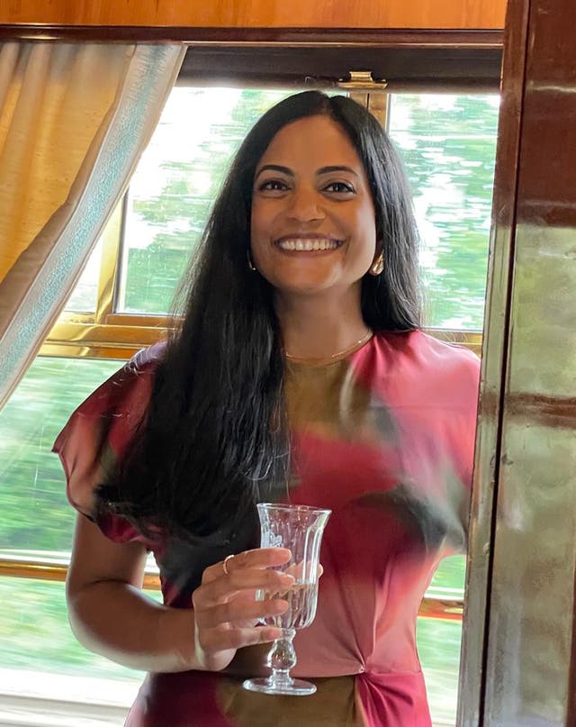 <p>Kavita Mehta, pictured, has become one of the first patients in the south of England to receive the gene-editing treatment Casgevy on the NHS</p>