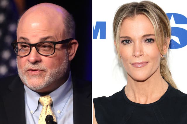 <p>Mark Levin and Megyn Kelly have been facing off amid the ongoing MAGA civil war</p>