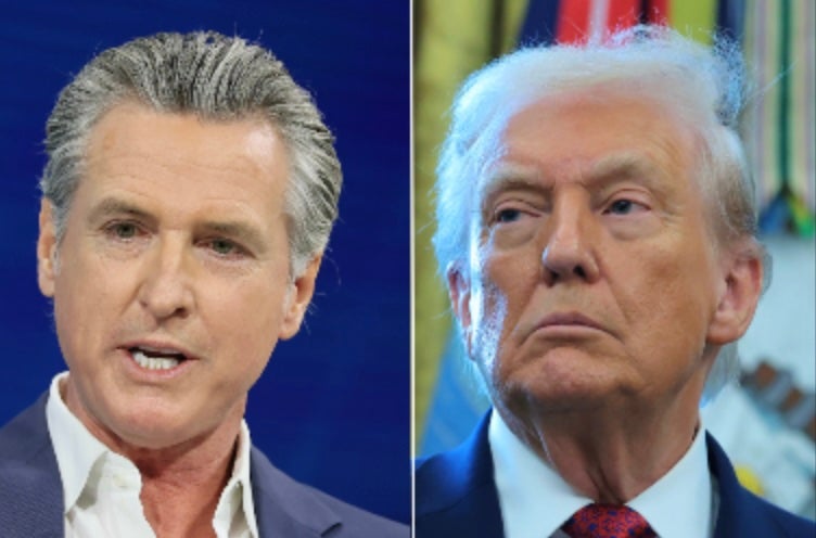 <p>California Governor Gavin Newsom has trolled Donald Trump once again, questioning the president’s knowledge of America’s national bird after he posted a photo of a dead falcon and claimed windmills are killing 'our beautiful Bald Eagles'</p>