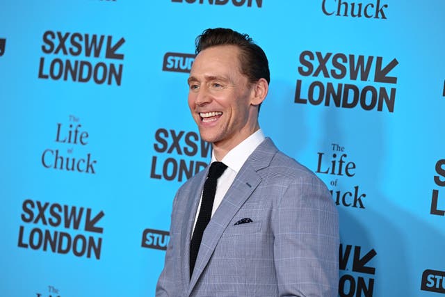 <p>Tom Hiddleston at the 'The Life of Chuck' UK premiere </p>