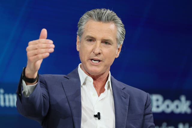 <p>Newsom’s office began using social media to push back on conservatives earlier last year, as Trump used his authority to consolidate more power in the presidency </p>