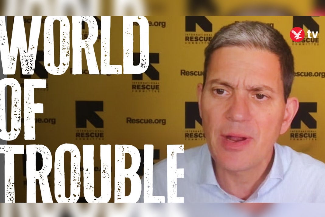 <p>Miliband: ‘Since 2006, there’s clearly been a significant retreat of international institutions from their role’</p>