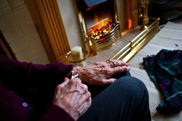 The price cap increase comes just as a yellow warning for snow and ice has been issued for some parts of the UK (Alamy/PA)