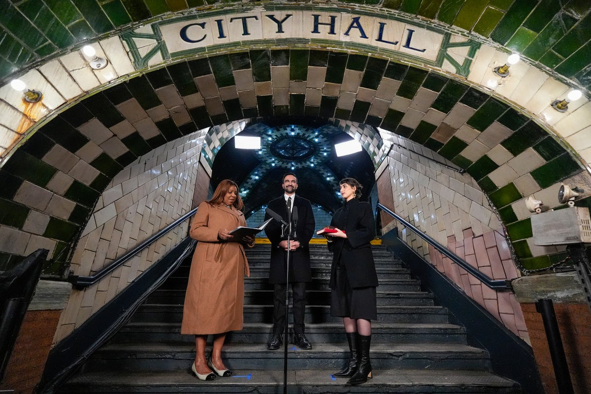 Zohran Mamdani sworn in as New York City mayor at historic subway station |  The Independent