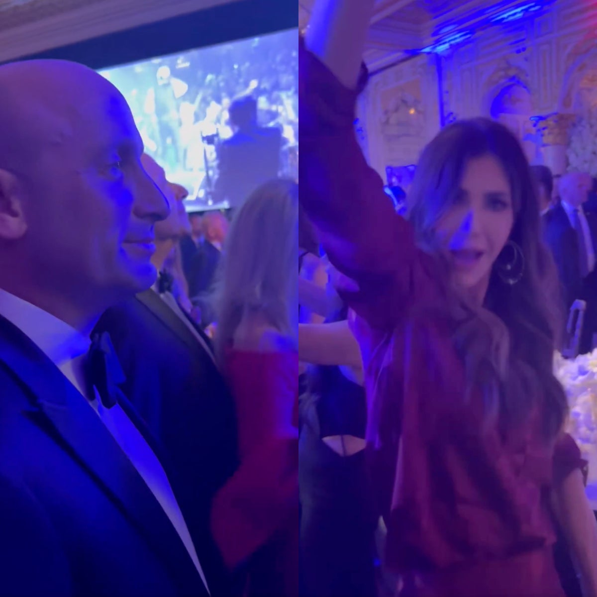 <p>Stephen Miller and Kristi Noem were criticized online for dancing to 'Ice Ice Baby' at Trump's New Year's Eve party.</p>