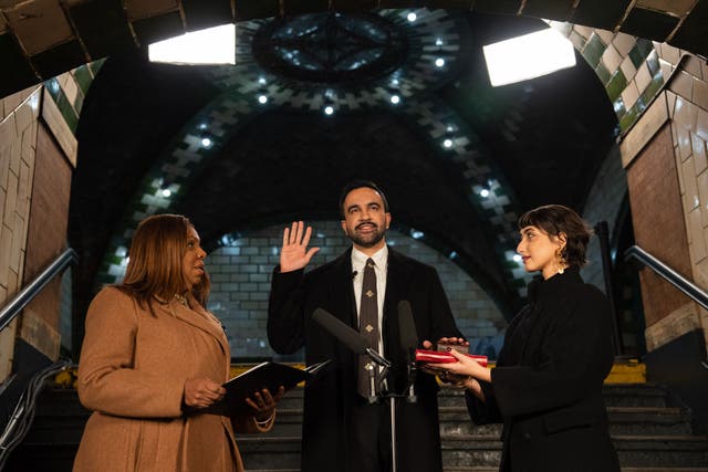 <p>Zohran Mamdani is sworn in as mayor of NYC</p>