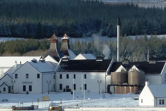 Dalwhinnie Distillery is in the Cairngorms National Park (Dalwhinnie Distillery/PA).