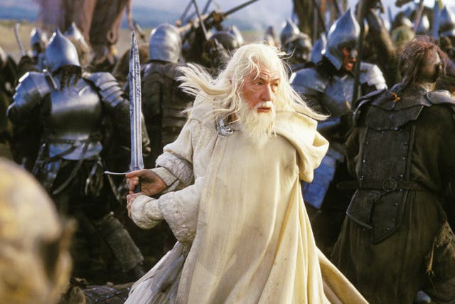 <p>Ian McKellen in Peter Jackson’s ‘The Lord of the Rings: The Return of the King’</p>