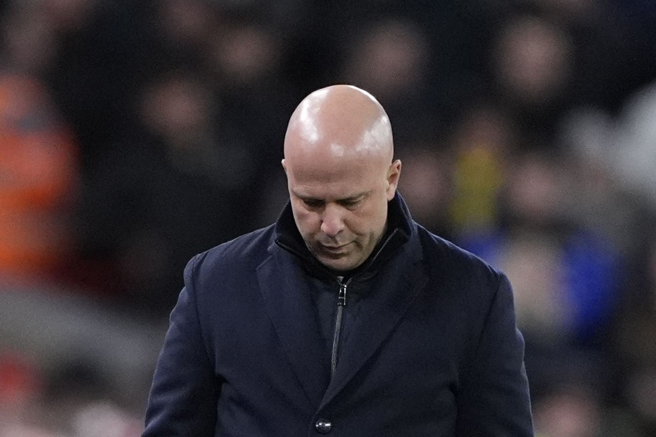 <p>Arne Slot could lose one of his most experienced players this summer (Peter Byrne/PA)</p>