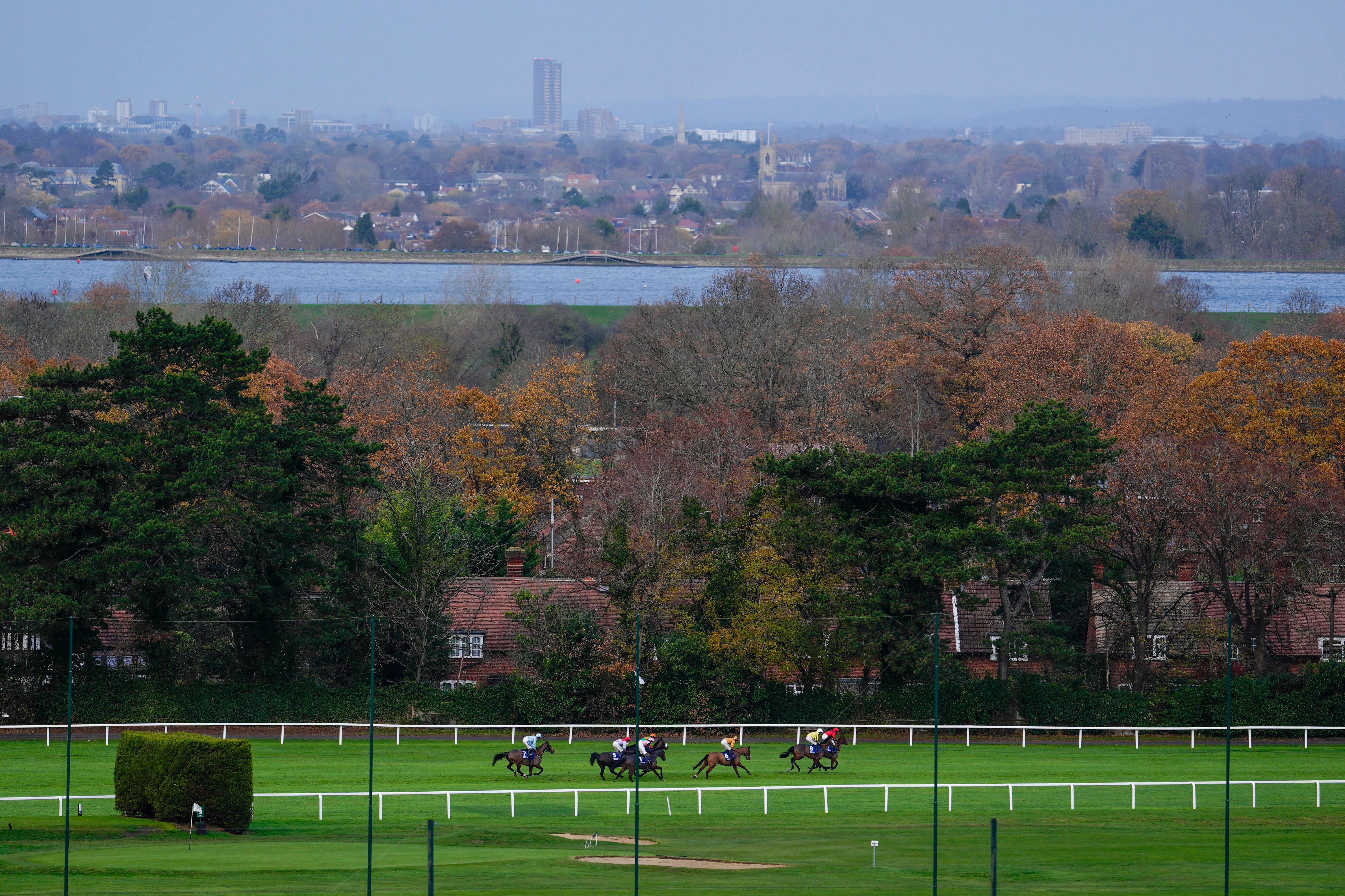 Sandown Park Racecourse in Esher, England