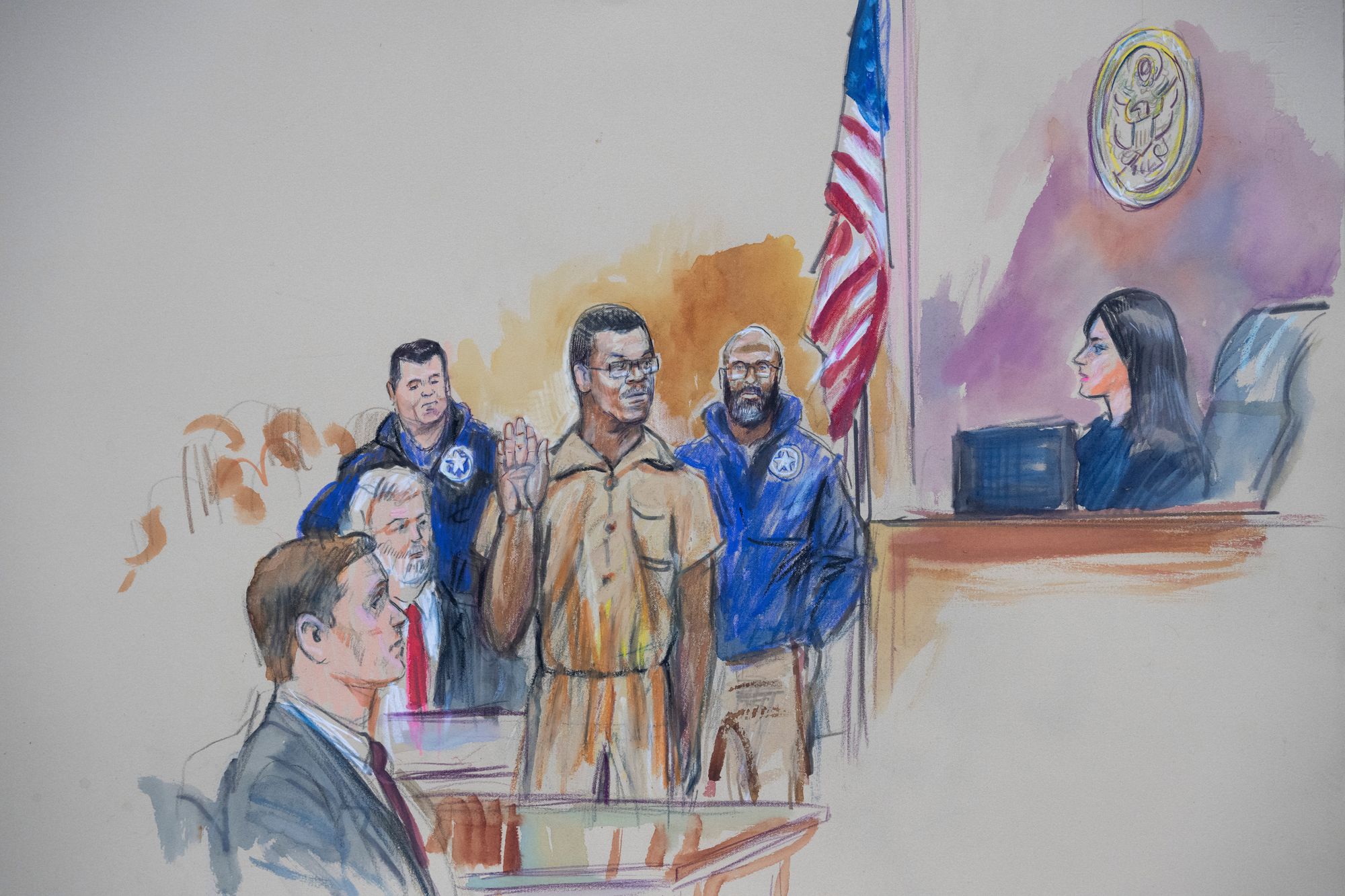 Brian Cole Jr. appeared in federal court December 30 as his attorneys argued that the 30-year-old should be released as he awaits trial for allegedly planting pipe bombs in Washington DC before the January 6 attack
