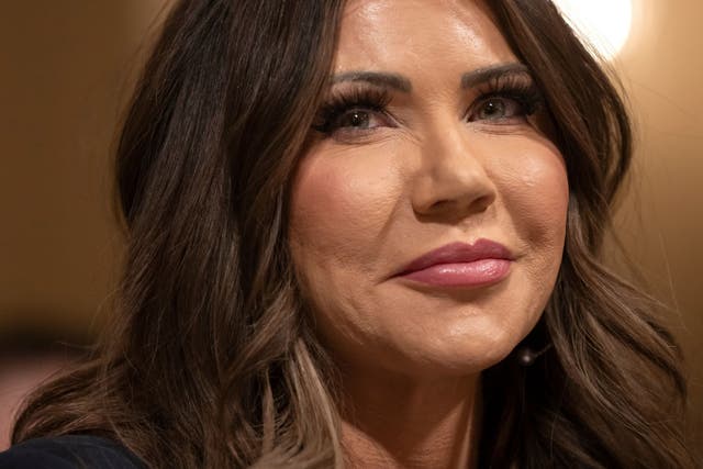 <p>Kristi Noem’s DHS has repeatedly faced accusations of appropriating artists’ work to promote the Trump administration’s anti-immigrant agenda</p>