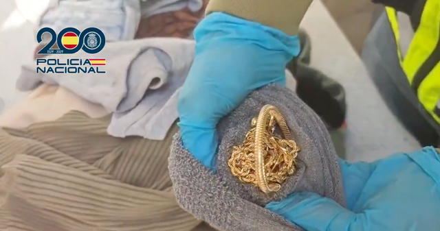 <p>Jewellery was found wrapped up in socks</p>