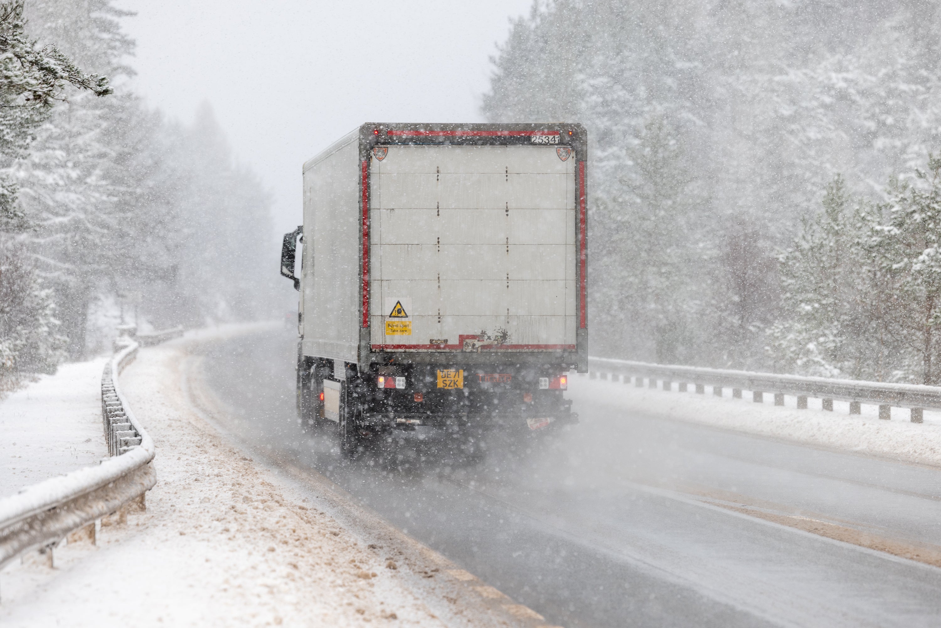 <p>Weather warnings for snow and ice are in place</p>