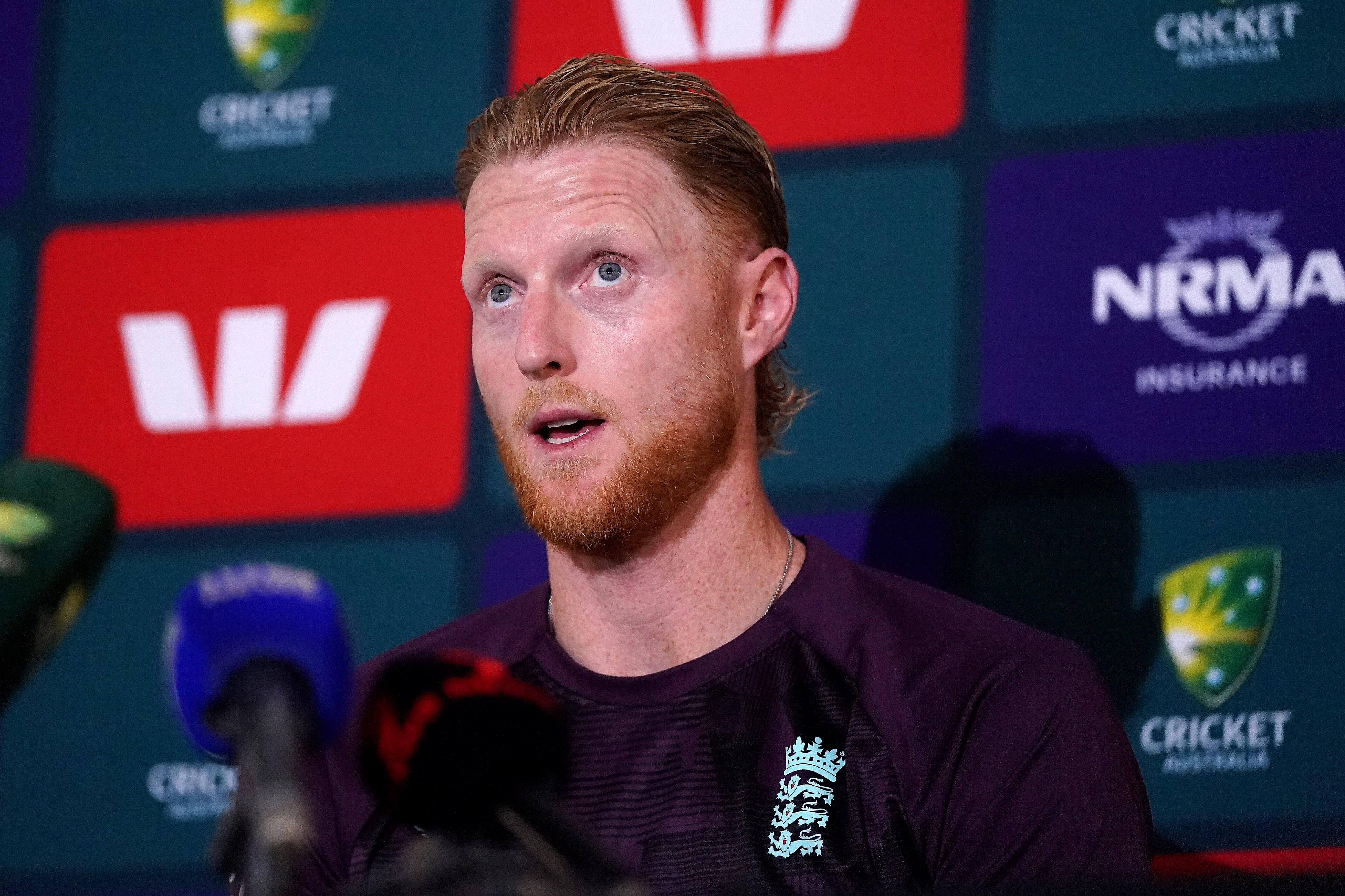 England�s Ben Stokes answers questions during a press conference at the Sydney Cricket Ground (Robbie Stephenson/PA)