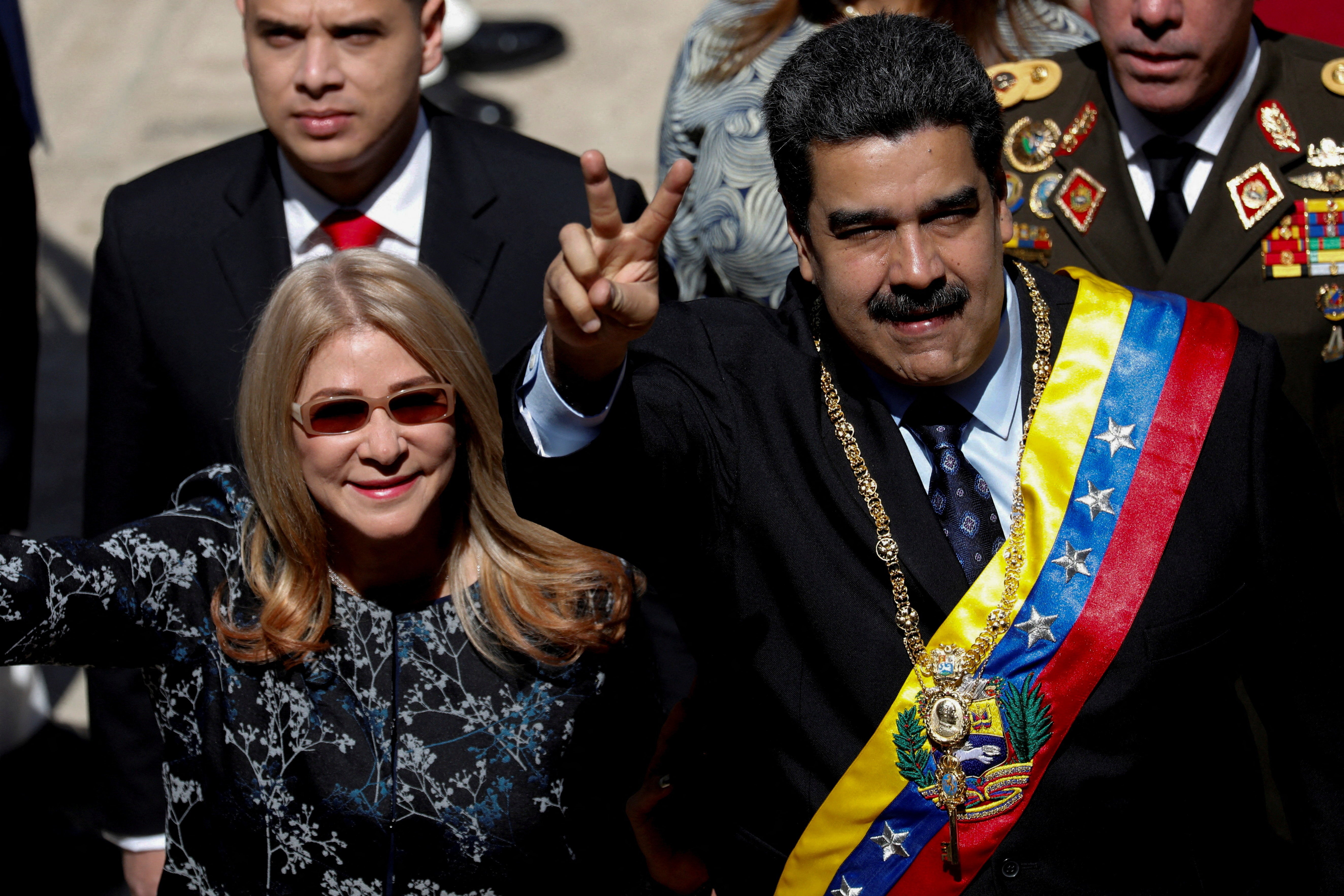 <p>A four-count federal indictment accuses Venezuelan President Nicolas Maduro and his wife Cilia Flores of leading a ‘narco-terrorism’ conspiracy to import cocaine into the United States</p>