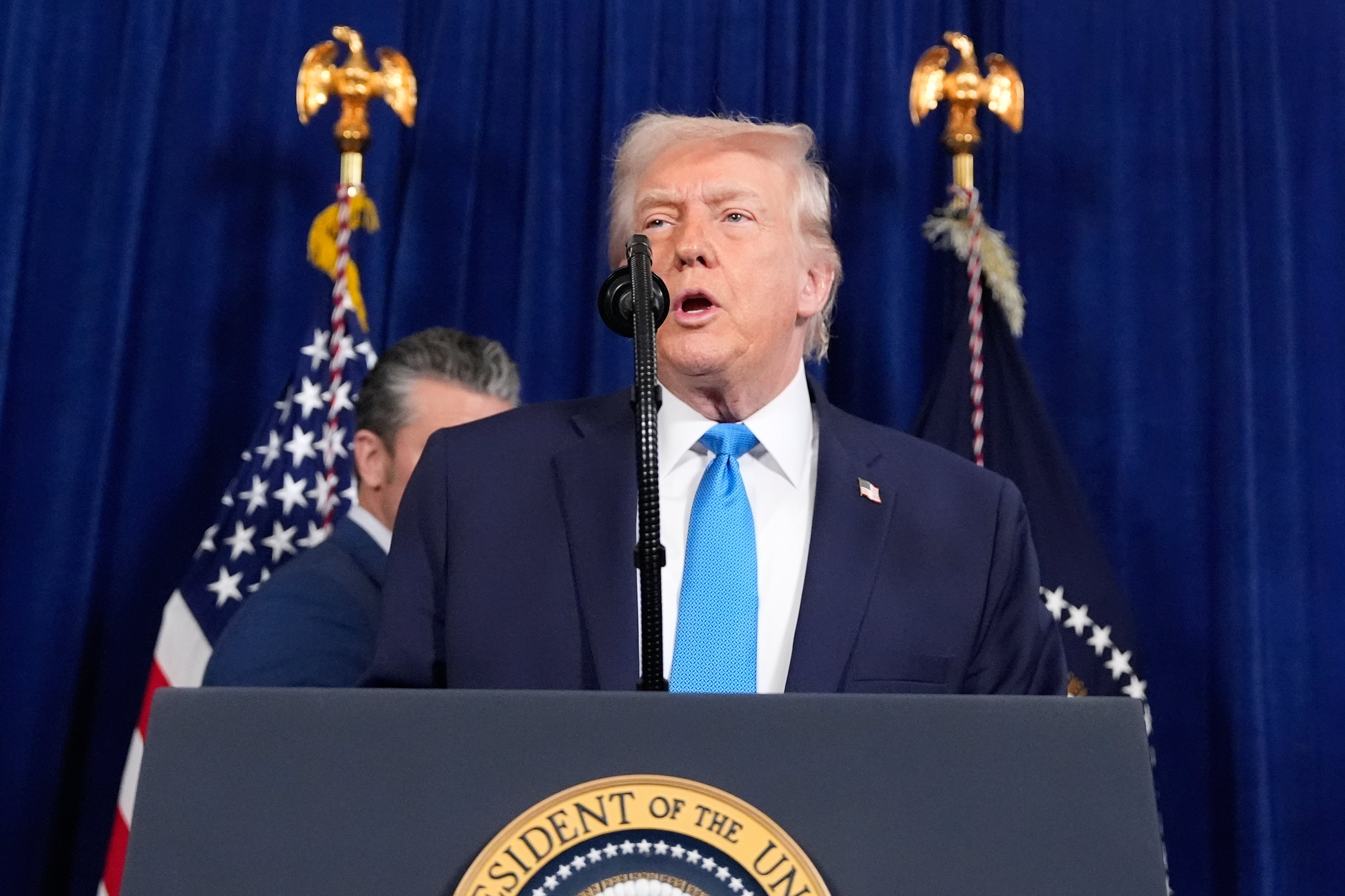 <p>Trump said the US will "run Venezuela 'until such time that we can do a safe, proper and judicious transition</p>