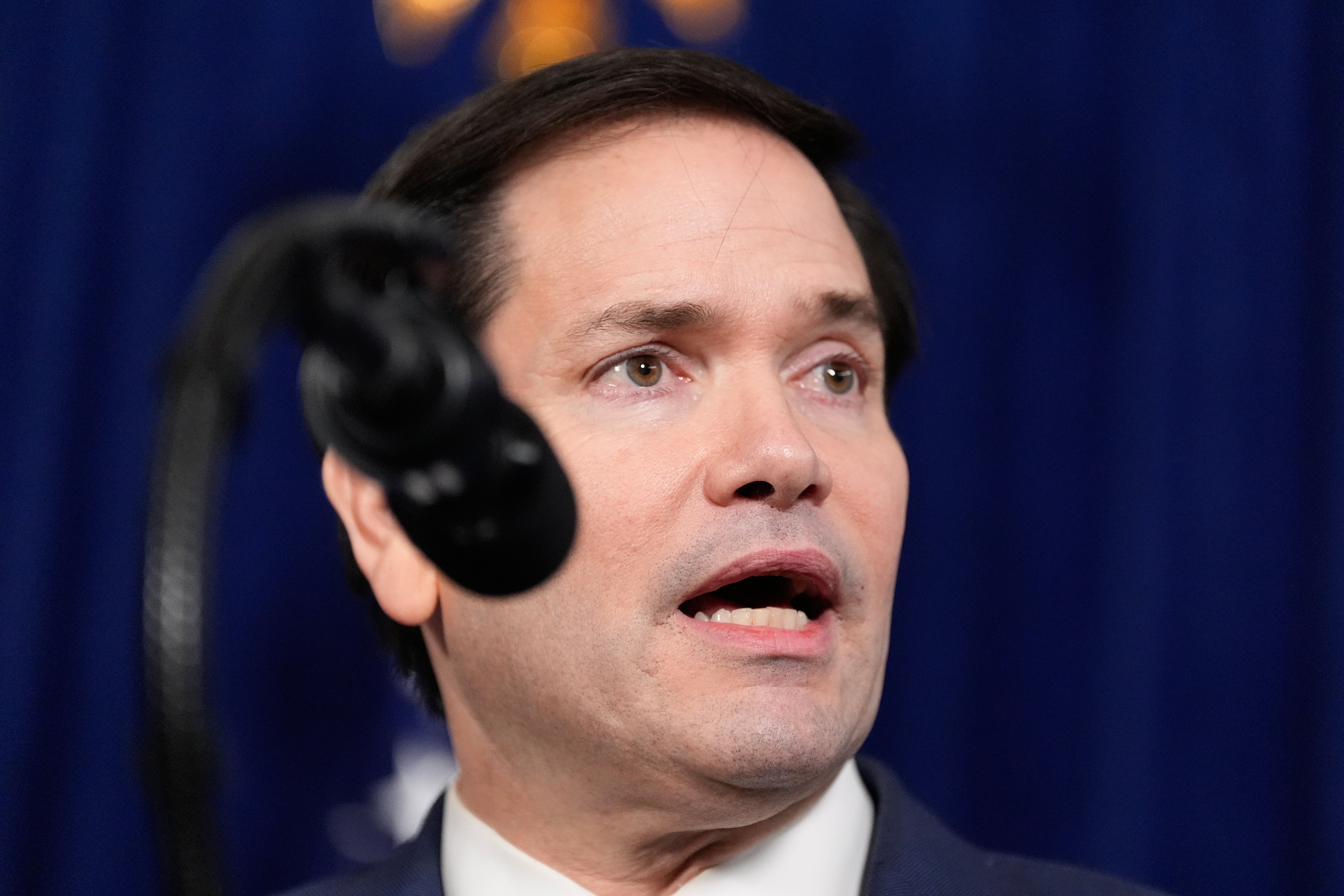 Marco Rubio não disse no domingo quem o governo Trump reconheceu como líder da Venezuela