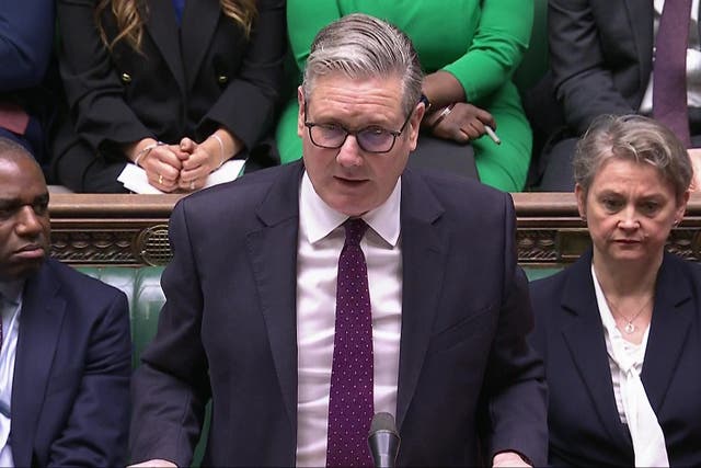 Prime Minister Sir Keir Starmer insisted his administration ‘shed no tears’ over the end of the Venezuelan leader’s regime (House of Commons/PA)