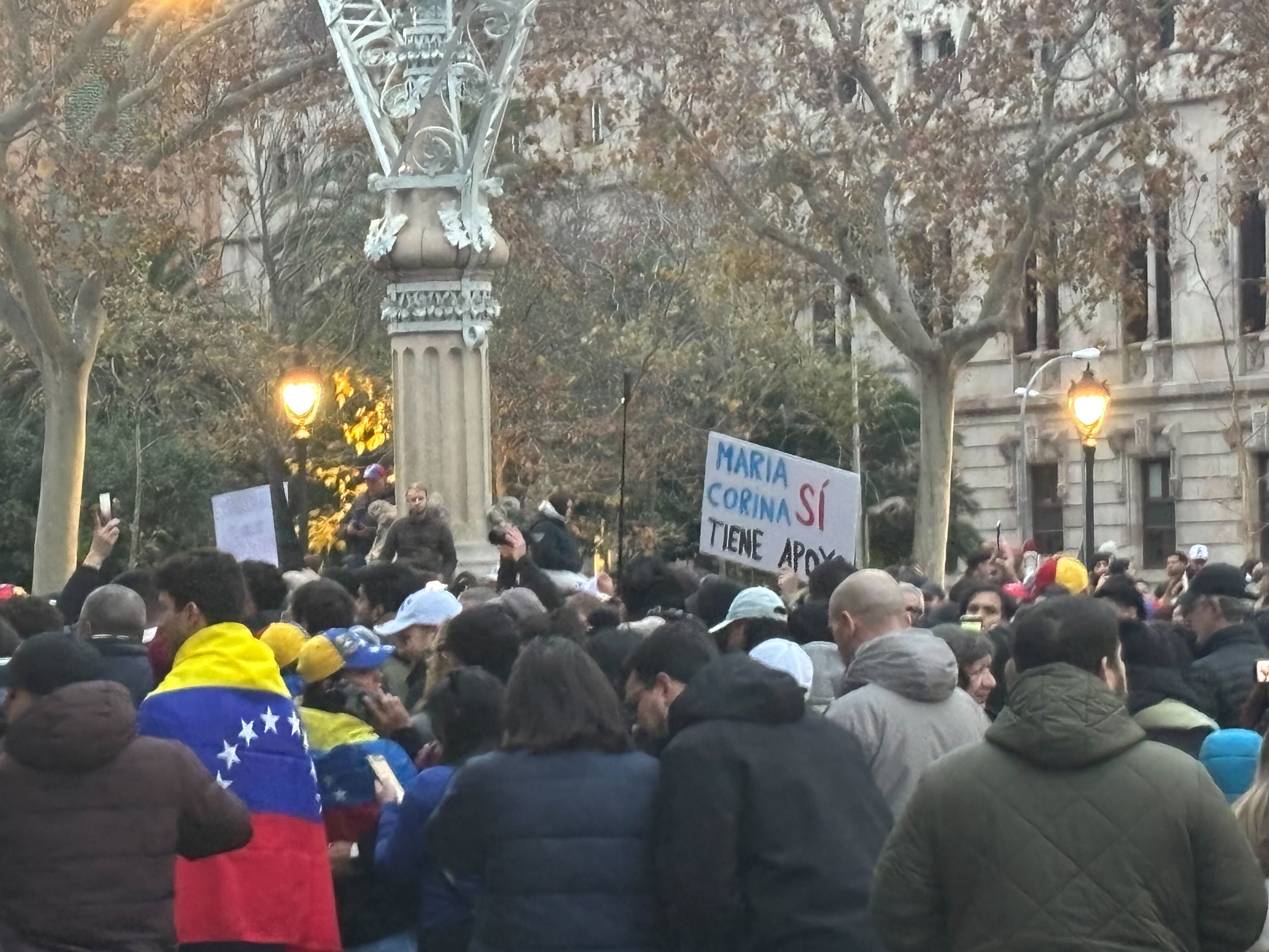 Support for opposition leader Maria Corina Machado