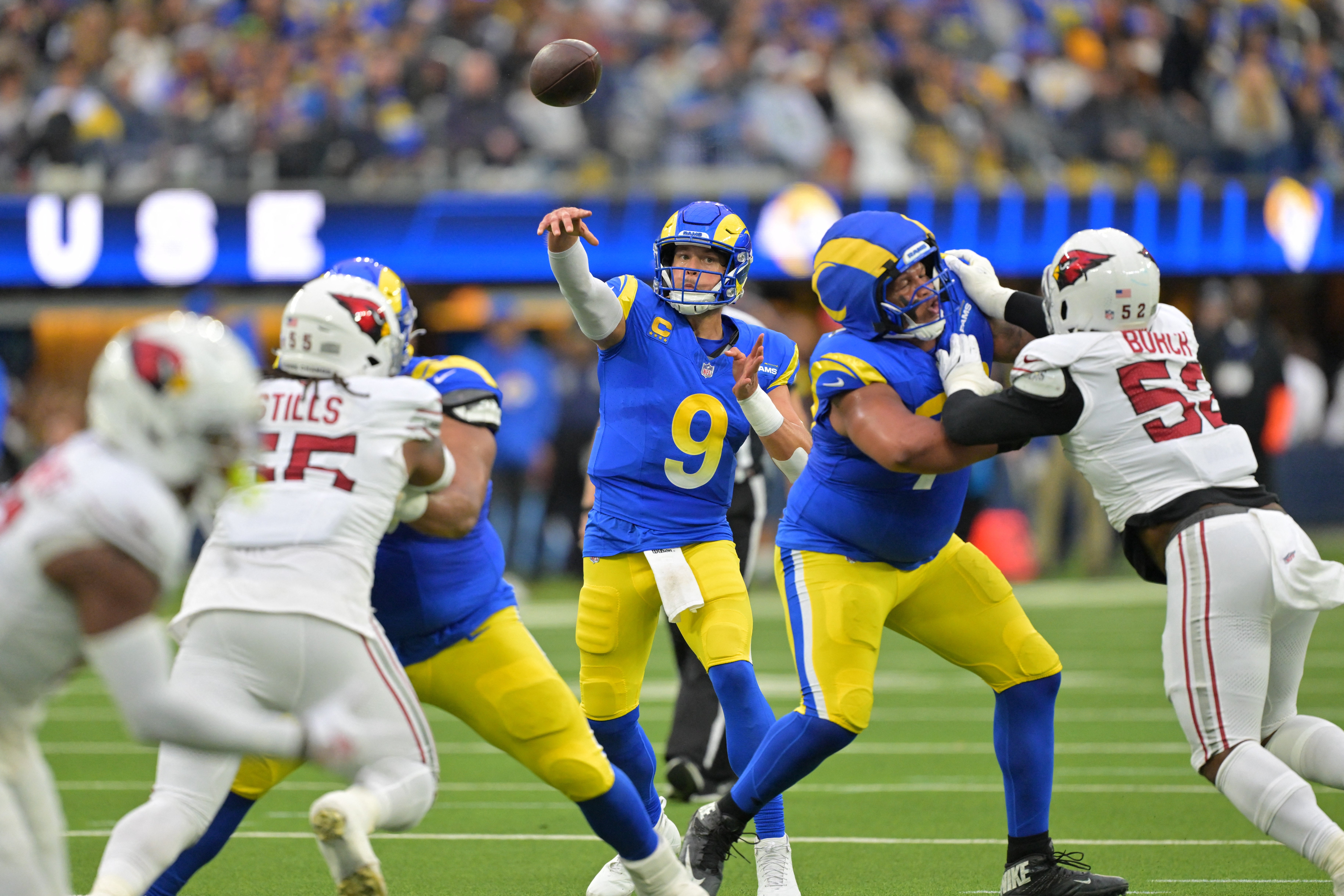 Los Angeles Rams quarterback Matthew Stafford is the favourite to win the MVP award