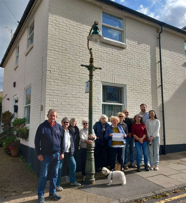 <p>Hundreds of residents have expressed their concern for the lampposts (pictured: The Canterbury society)</p>