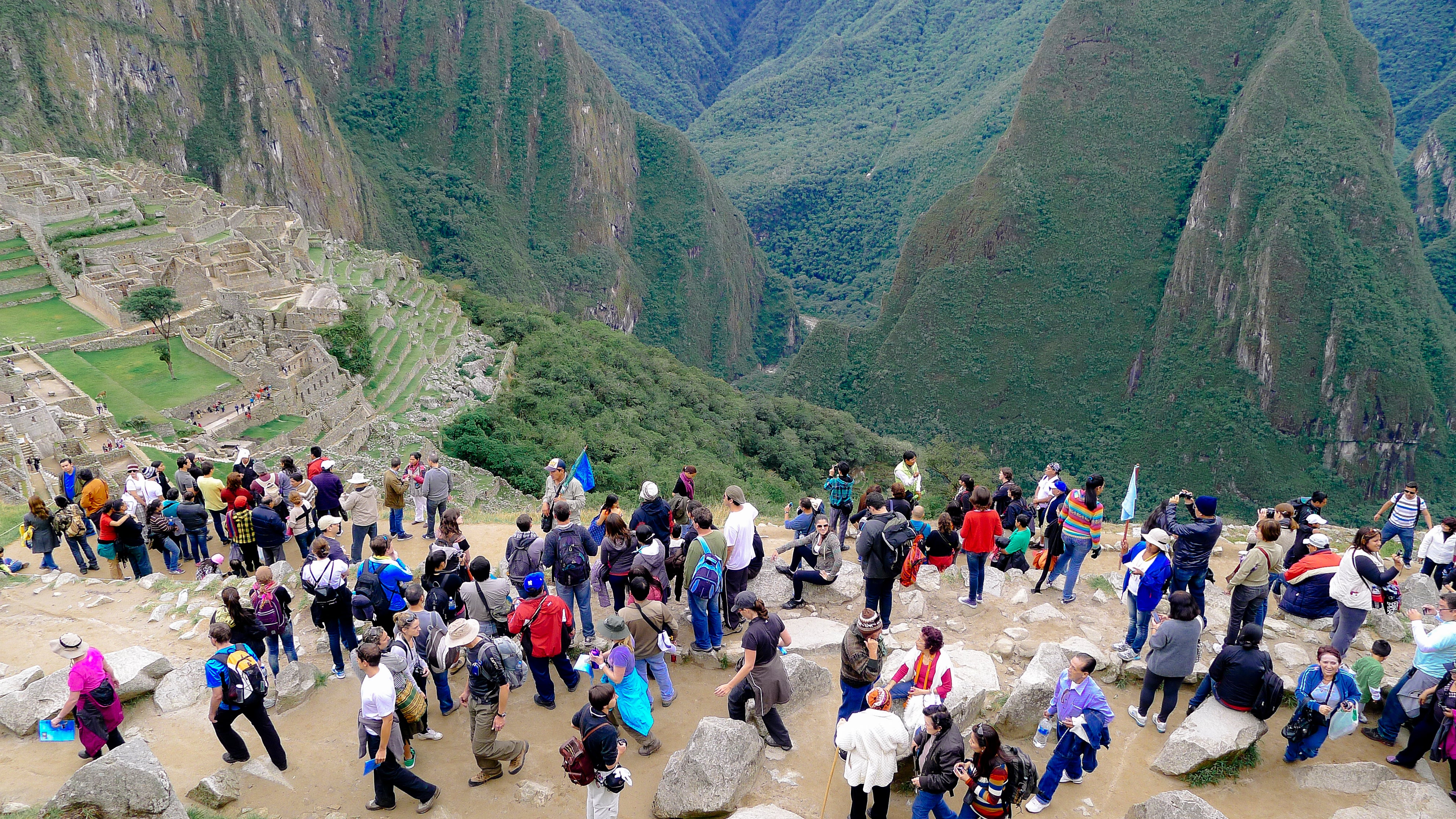 Machu Picchu has become notorious for its crowds