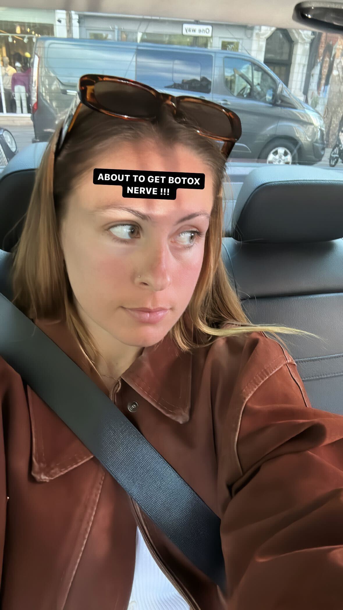 Our writer on her way to Harley Street for baby Botox back in 2023