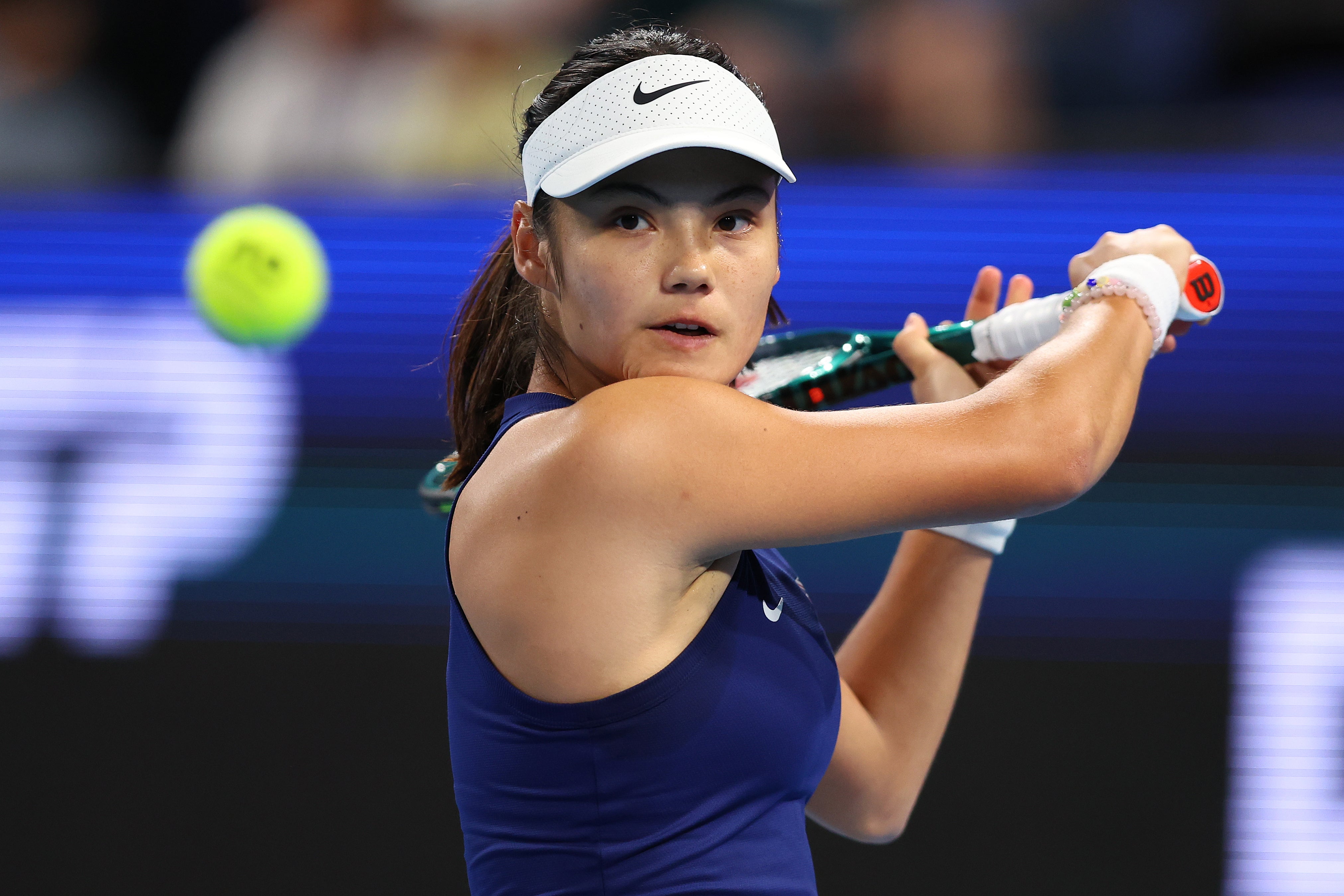 <p>Emma Raducanu lost her first match of 2026 in at the United Cup Perth on Monday</p>