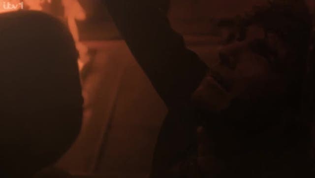 <p>Corriedale: Coronation Street favourite dies after evil rival locks him in blazing mini bus.</p>