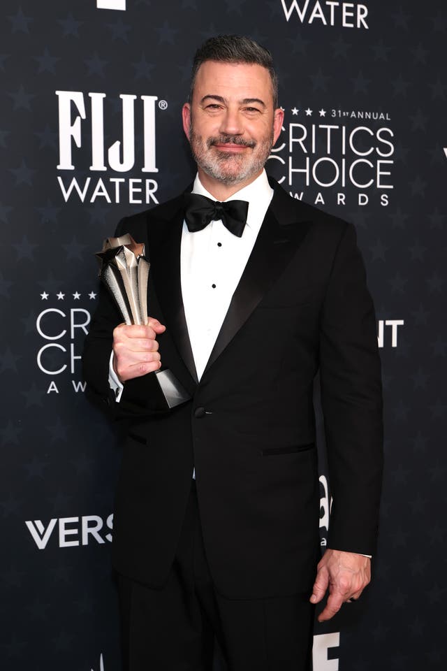 <p>Jimmy Kimmel during the 31st Annual Critics Choice Awards</p>
