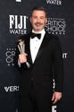 Jimmy Kimmel thanks Donald Trump for ‘ridiculous things you do’ in Critics Choice acceptance speech