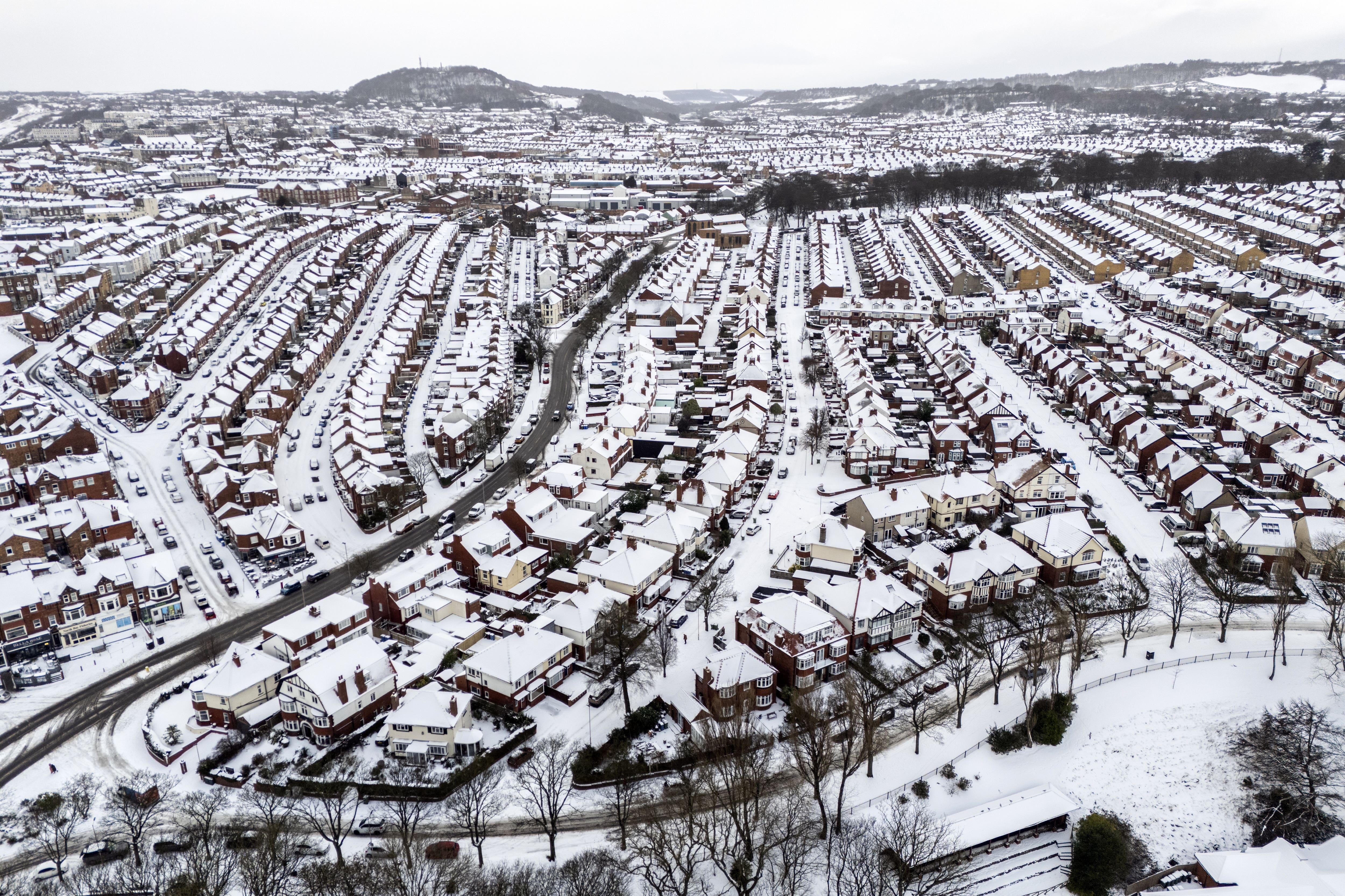 <p>Wintry conditions in Scarborough</p>