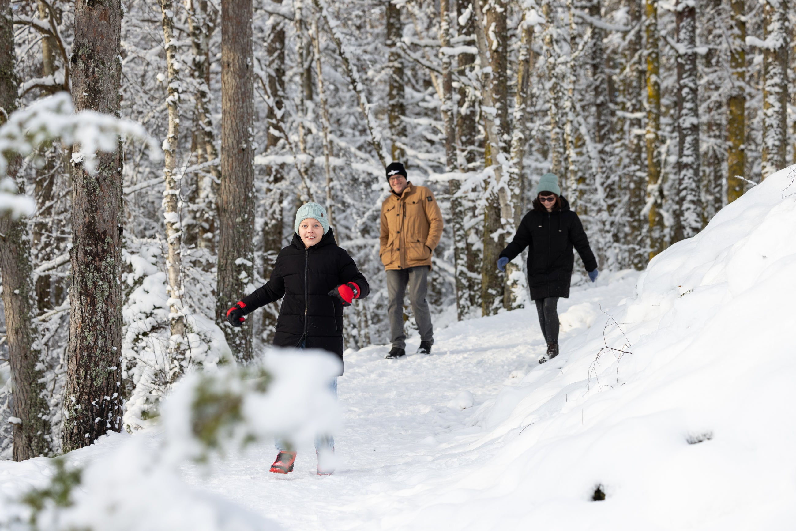 Snow continued in parts of the UK overnight on Monday (Paul Campbell/PA)