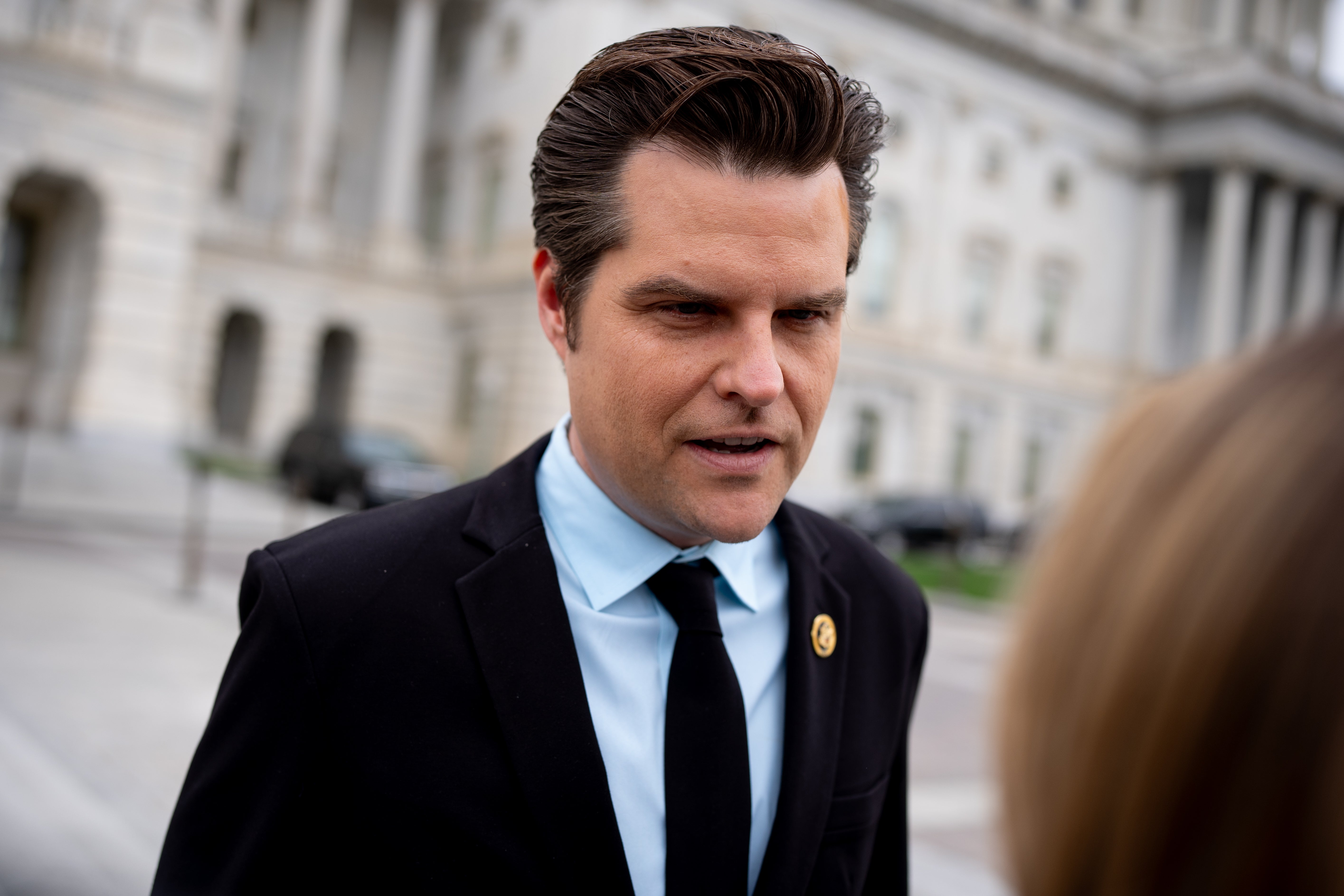 Gaetz left his political career last year after giving up his seat to serve as Trump’s Attorney General nominee – which he ultimately withdrew from